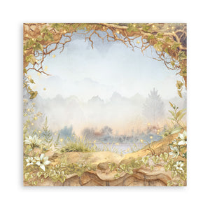 Stamperia Whispering Woods Collection - 12” x 12” Pad - 10 double faced sheets