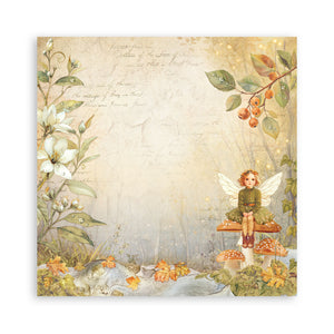 Stamperia Whispering Woods Collection - 12” x 12” Pad - 10 double faced sheets