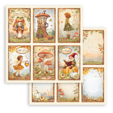 Stamperia Whispering Woods Collection - 12” x 12” Pad - 10 double faced sheets