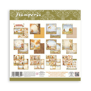 Stamperia Whispering Woods Collection - 12” x 12” Pad - 10 double faced sheets