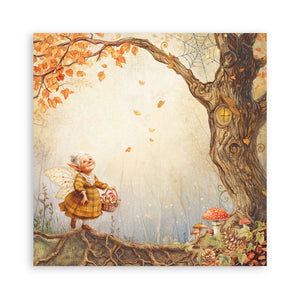 Stamperia Whispering Woods Collection - 12” x 12” Pad - 10 double faced sheets