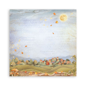 Stamperia Whispering Woods Collection - 12” x 12” Pad - 10 double faced sheets