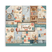 Stamperia Family Collection - 12” x 12” Pad - 10 Double Faced Sheets
