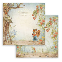 Stamperia Romantic Collection Hidden Grove 8” x 8” Pad - 8 double faced sheets - SBBS124