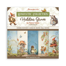 Stamperia Romantic Collection Hidden Grove 8” x 8” Pad - 8 double faced sheets - SBBS124