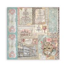 Stamperia Venice City of Art 8” x 8” Pad - 8 double faced sheets - SPSBBS128