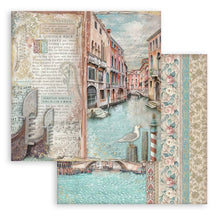 Stamperia Venice City of Art 8” x 8” Pad - 8 double faced sheets - SPSBBS128