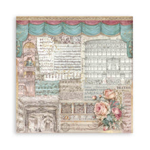 Stamperia Venice City of Art 8” x 8” Pad - 8 double faced sheets - SPSBBS128