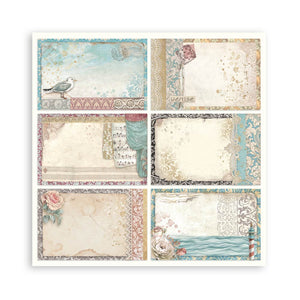 Stamperia Venice City of Art 8” x 8” Pad - 8 double faced sheets - SPSBBS128