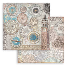 Stamperia Venice City of Art 8” x 8” Pad - 8 double faced sheets - SPSBBS128