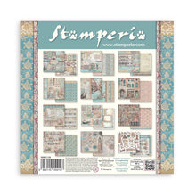Stamperia Venice City of Art 8” x 8” Pad - 8 double faced sheets - SPSBBS128
