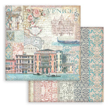 Stamperia Venice City of Art 8” x 8” Pad - 8 double faced sheets - SPSBBS128