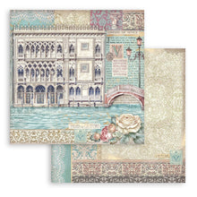 Stamperia Venice City of Art 8” x 8” Pad - 8 double faced sheets - SPSBBS128