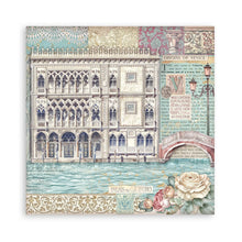 Stamperia Venice City of Art 8” x 8” Pad - 8 double faced sheets - SPSBBS128