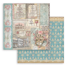 Stamperia Venice City of Art 8” x 8” Pad - 8 double faced sheets - SPSBBS128