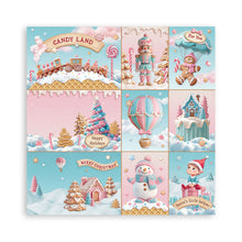 Stamperia Candy Christmas 8” x 8” Pad - 8 double faced sheets - SPSBBS129