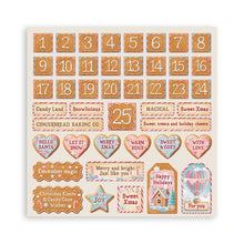 Stamperia Candy Christmas 8” x 8” Pad - 8 double faced sheets - SPSBBS129