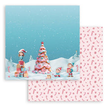 Stamperia Candy Christmas 8” x 8” Pad - 8 double faced sheets - SPSBBS129