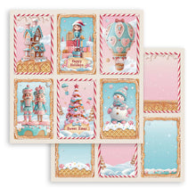 Stamperia Candy Christmas 8” x 8” Pad - 8 double faced sheets - SPSBBS129