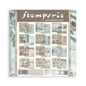 Stamperia Owl's House Collection 8” x 8” Pad - 8 double faced sheets - SPSBBS130