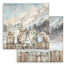 Stamperia Owl's House Collection 8” x 8” Pad - 8 double faced sheets - SPSBBS130
