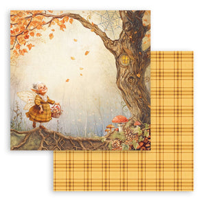 Stamperia Whispering Woods Collection 8” x 8” Pad - 8 double faced sheets