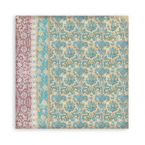Stamperia Venice City of Art 8” x 8” Pad - 22 single faced sheets - SPSBBSXB14