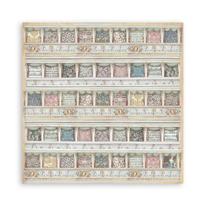 Stamperia Venice City of Art 8” x 8” Pad - 22 single faced sheets - SPSBBSXB14