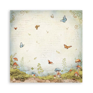 Stamperia Romantic Collection Hidden Grove 12” x 12” Maxi Pad - 22 single faced sheets - SBBXLB22