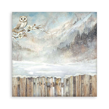 Stamperia Owl's House Collection 12” x 12” Pad - 22 single faced sheets - SPSBBXLB28
