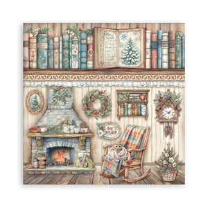 Stamperia Owl's House Collection 12” x 12” Pad - 22 single faced sheets - SPSBBXLB28
