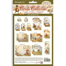 Stamperia Whispering Woods Collection - Cards Collection - 7 Cards, 5 Tags & 1 Bookmark