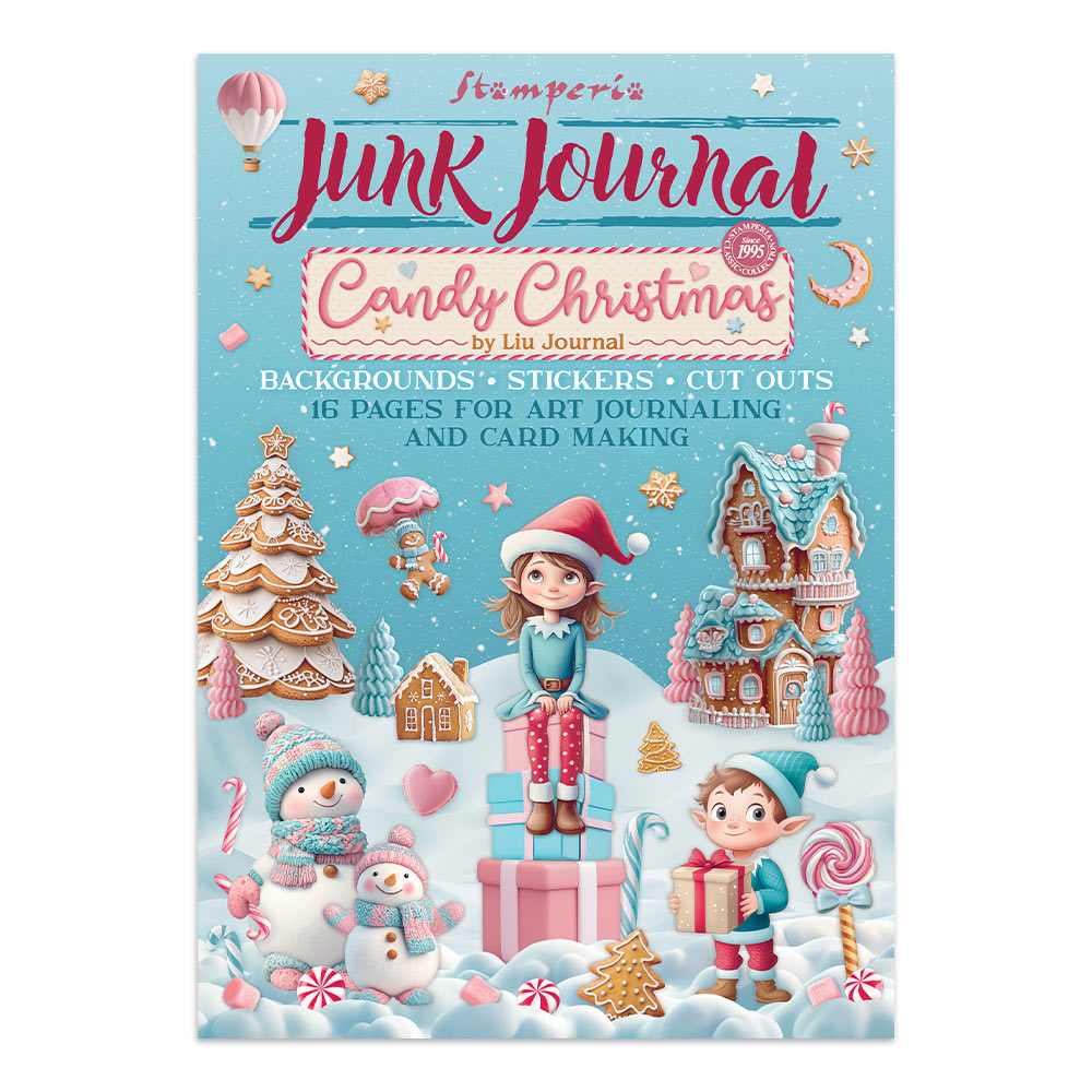 Stamperia Candy Christmas Junk Journal A4 SPSBJK01