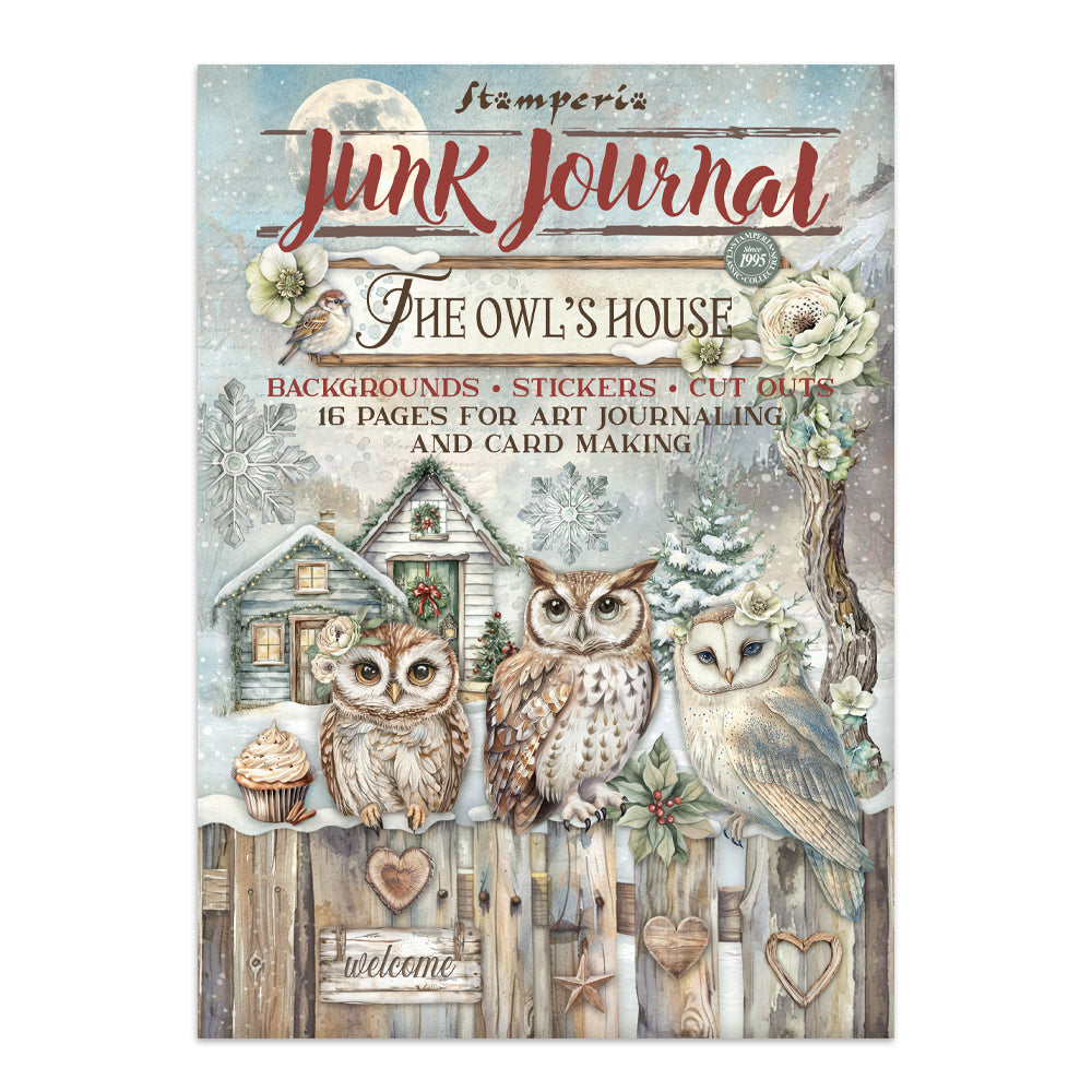 Stamperia Owl's House Collection Junk Journal A4 SPSBJK02