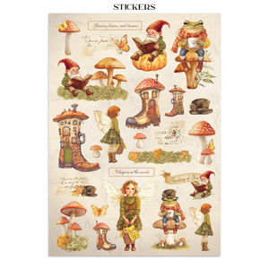 Stamperia Whispering Woods Collection - Junk Journal A4