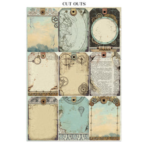 Stamperia Voyages Fantastiques Collection - Junk Journal A4