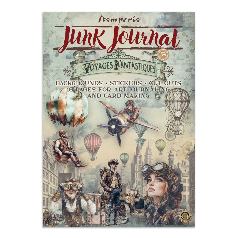 Stamperia Voyages Fantastiques Collection - Junk Journal A4