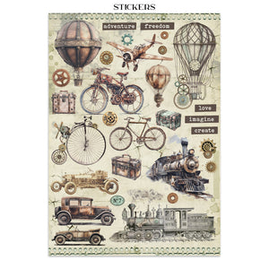 Stamperia Voyages Fantastiques Collection - Junk Journal A4