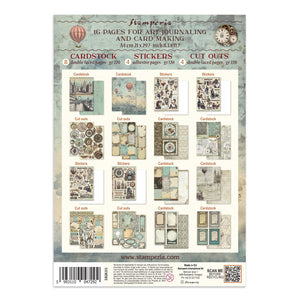 Stamperia Voyages Fantastiques Collection - Junk Journal A4