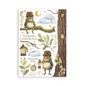 Stamperia Hidden Grove - Washi Pad - 8 Adhesive Washi Sheets - SBW17