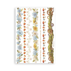 Stamperia Hidden Grove - Washi Pad - 8 Adhesive Washi Sheets - SBW17