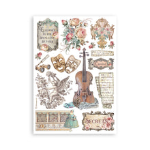 Stamperia Venice City of Art - Washi Pad - 8 Adhesive Washi Sheets - SPSBW21