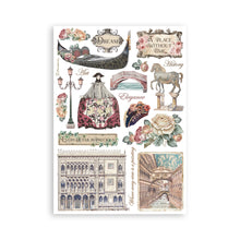 Stamperia Venice City of Art - Washi Pad - 8 Adhesive Washi Sheets - SPSBW21