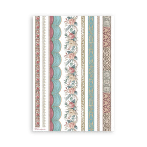 Stamperia Venice City of Art - Washi Pad - 8 Adhesive Washi Sheets - SPSBW21