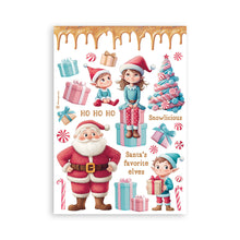 Stamperia Candy Christmas - Washi Pad - 8 Adhesive Washi Sheets - SPSBW22