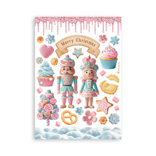 Stamperia Candy Christmas - Washi Pad - 8 Adhesive Washi Sheets - SPSBW22