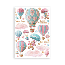 Stamperia Candy Christmas - Washi Pad - 8 Adhesive Washi Sheets - SPSBW22
