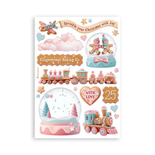Stamperia Candy Christmas - Washi Pad - 8 Adhesive Washi Sheets - SPSBW22