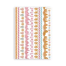 Stamperia Candy Christmas - Washi Pad - 8 Adhesive Washi Sheets - SPSBW22