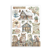 Stamperia Owl's House Collection - Washi Pad - 8 Adhesive Washi Sheets - SPSBW23